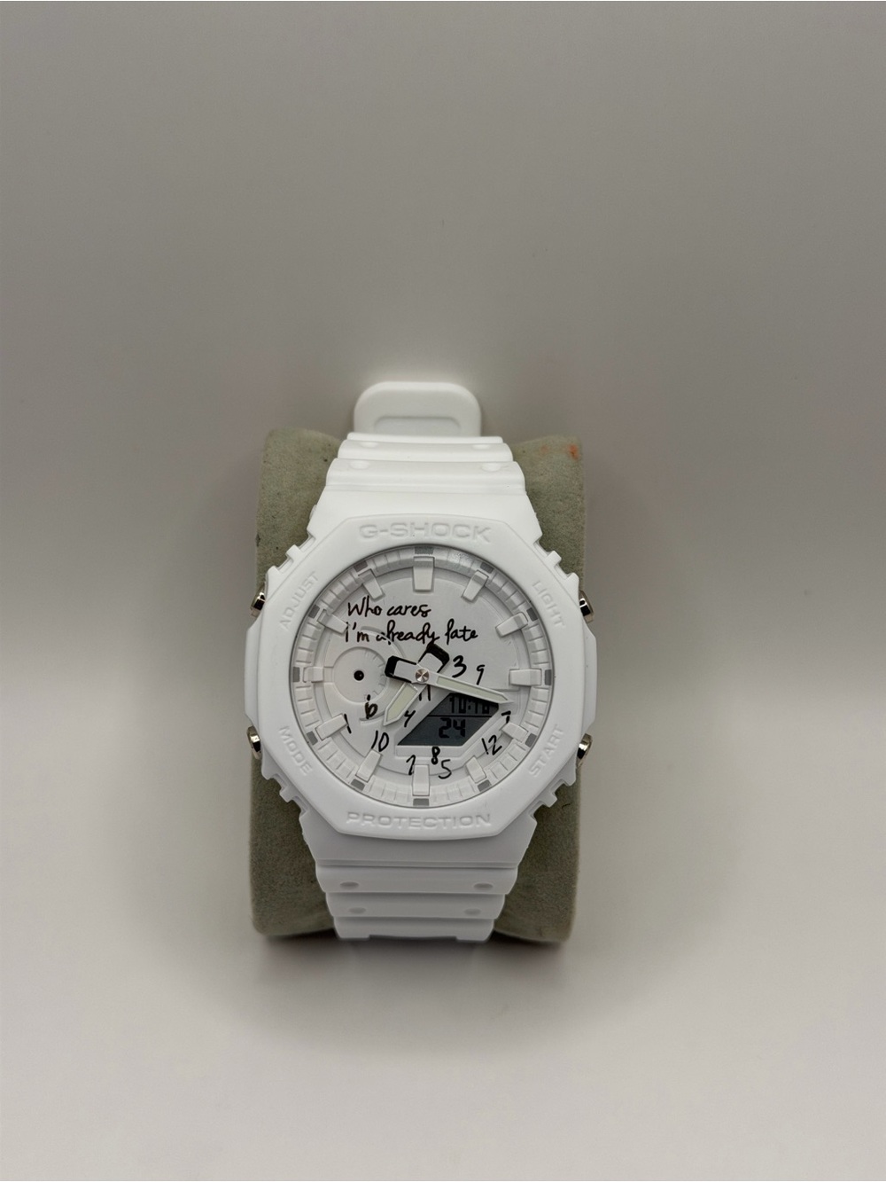 Casio G-SHOCK White Analog-Digital Resin Watch